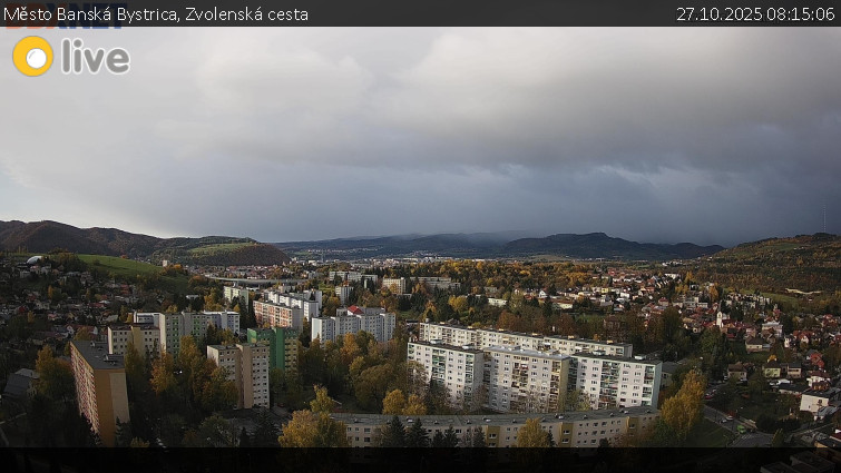 Město Banská Bystrica - Zvolenská cesta - 27.10.2025 v 08:15 Město Banská Bystrica - Zvolenská cesta - 27.10.2025 v 08:15