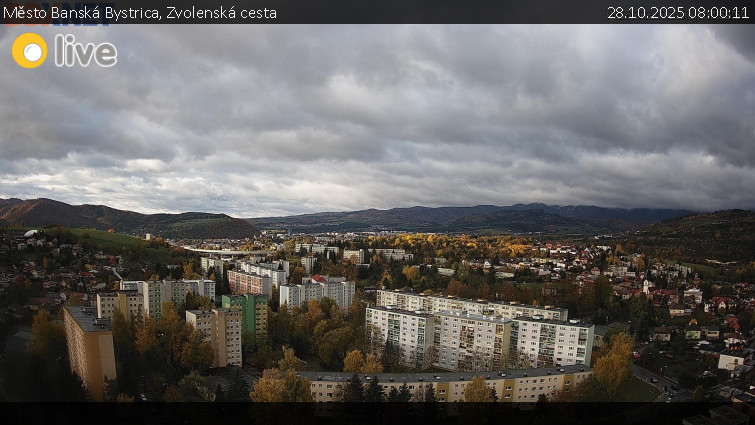 Město Banská Bystrica - Zvolenská cesta - 28.10.2025 v 08:00 Město Banská Bystrica - Zvolenská cesta - 28.10.2025 v 08:00