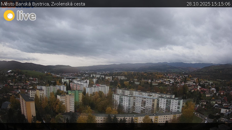 Město Banská Bystrica - Zvolenská cesta - 28.10.2025 v 15:15 Město Banská Bystrica - Zvolenská cesta - 28.10.2025 v 15:15