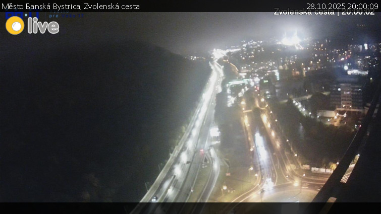 Město Banská Bystrica - Zvolenská cesta - 28.10.2025 v 20:00 Město Banská Bystrica - Zvolenská cesta - 28.10.2025 v 20:00