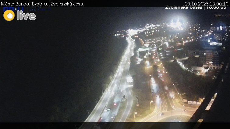 Město Banská Bystrica - Zvolenská cesta - 29.10.2025 v 18:00 Město Banská Bystrica - Zvolenská cesta - 29.10.2025 v 18:00