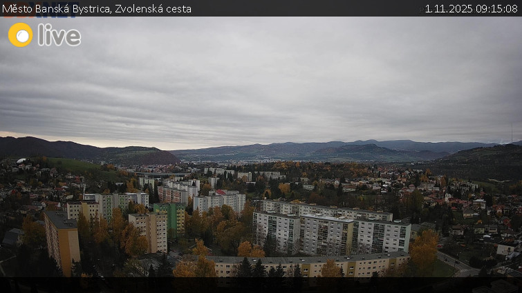 Město Banská Bystrica - Zvolenská cesta - 1.11.2025 v 09:15 Město Banská Bystrica - Zvolenská cesta - 1.11.2025 v 09:15