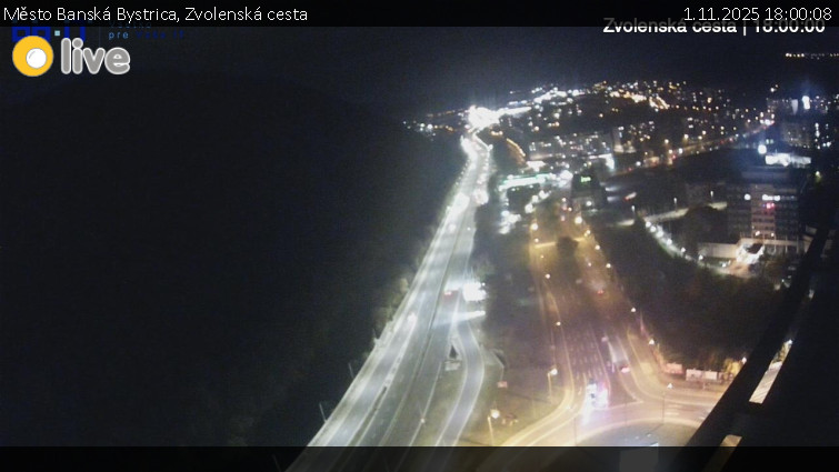 Město Banská Bystrica - Zvolenská cesta - 1.11.2025 v 18:00 Město Banská Bystrica - Zvolenská cesta - 1.11.2025 v 18:00