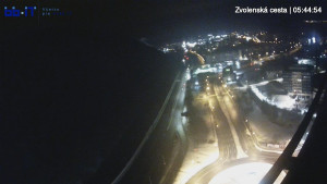 Město Banská Bystrica - Zvolenská cesta - 2.1.2026 v 05:45 Město Banská Bystrica - Zvolenská cesta - 2.1.2026 v 05:45