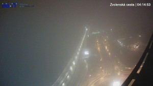 Město Banská Bystrica - Zvolenská cesta - 12.2.2026 v 04:15 Město Banská Bystrica - Zvolenská cesta - 12.2.2026 v 04:15