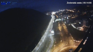 Město Banská Bystrica - Zvolenská cesta - 13.3.2026 v 05:15 Město Banská Bystrica - Zvolenská cesta - 13.3.2026 v 05:15