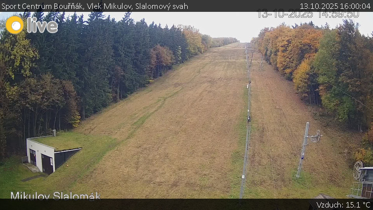 Sport Centrum Bouřňák - Vlek Mikulov, Slalomový svah - 13.10.2025 v 16:00 Sport Centrum Bouřňák - Vlek Mikulov, Slalomový svah - 13.10.2025 v 16:00