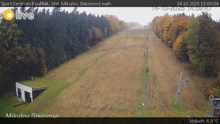 Sport Centrum Bouřňák - Vlek Mikulov, Slalomový svah - 14.10.2025 v 15:00 Sport Centrum Bouřňák - Vlek Mikulov, Slalomový svah - 14.10.2025 v 15:00