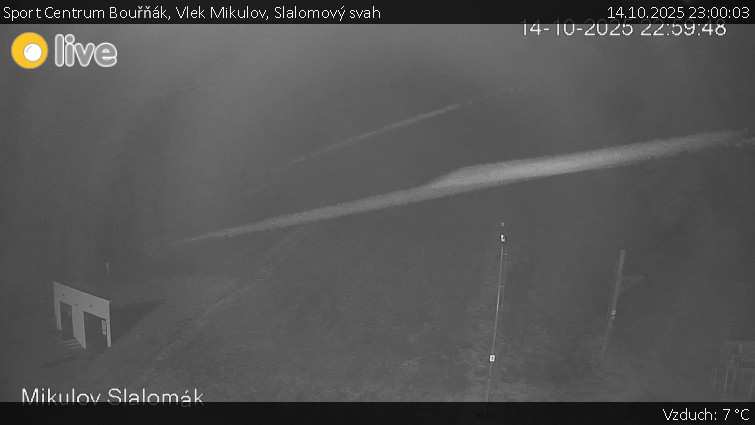 Sport Centrum Bouřňák - Vlek Mikulov, Slalomový svah - 14.10.2025 v 23:00 Sport Centrum Bouřňák - Vlek Mikulov, Slalomový svah - 14.10.2025 v 23:00