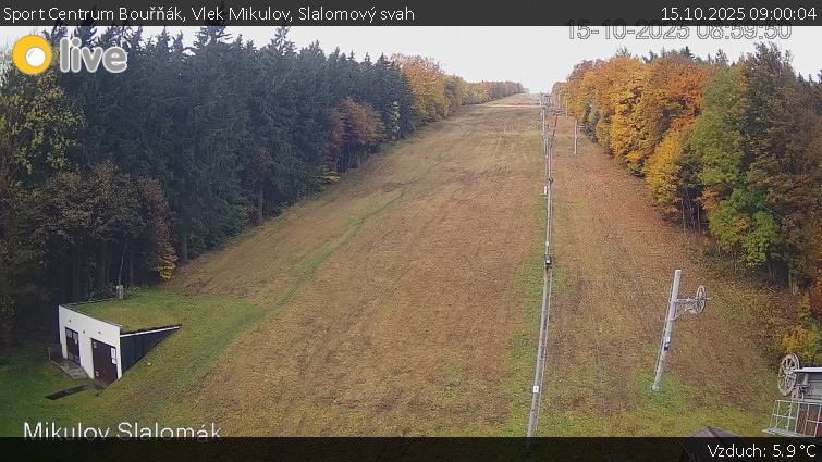 Sport Centrum Bouřňák - Vlek Mikulov, Slalomový svah - 15.10.2025 v 09:00 Sport Centrum Bouřňák - Vlek Mikulov, Slalomový svah - 15.10.2025 v 09:00