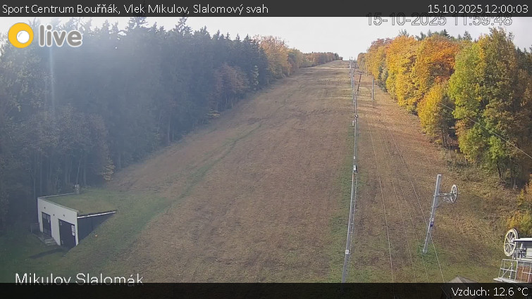 Sport Centrum Bouřňák - Vlek Mikulov, Slalomový svah - 15.10.2025 v 12:00 Sport Centrum Bouřňák - Vlek Mikulov, Slalomový svah - 15.10.2025 v 12:00