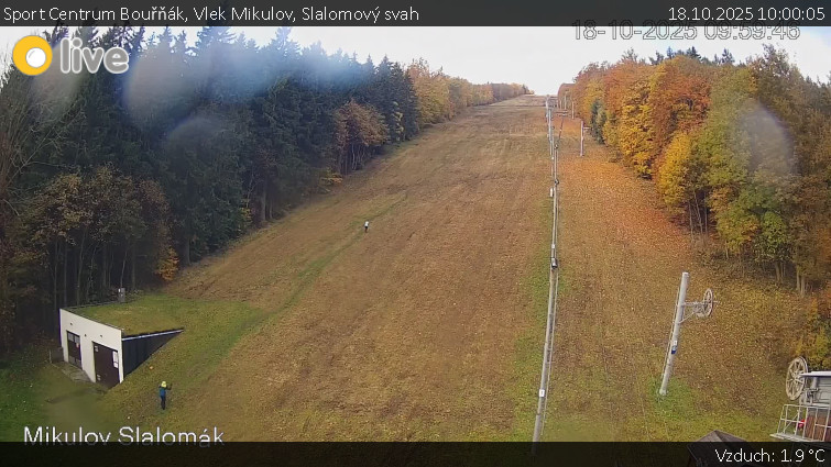 Sport Centrum Bouřňák - Vlek Mikulov, Slalomový svah - 18.10.2025 v 10:00 Sport Centrum Bouřňák - Vlek Mikulov, Slalomový svah - 18.10.2025 v 10:00
