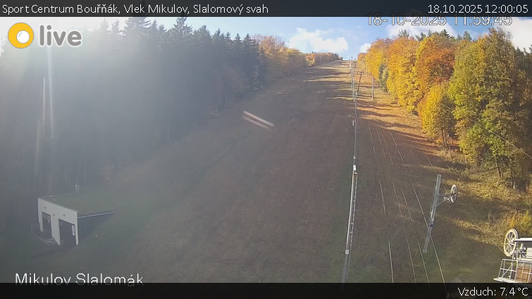 Sport Centrum Bouřňák - Vlek Mikulov, Slalomový svah - 18.10.2025 v 12:00 Sport Centrum Bouřňák - Vlek Mikulov, Slalomový svah - 18.10.2025 v 12:00