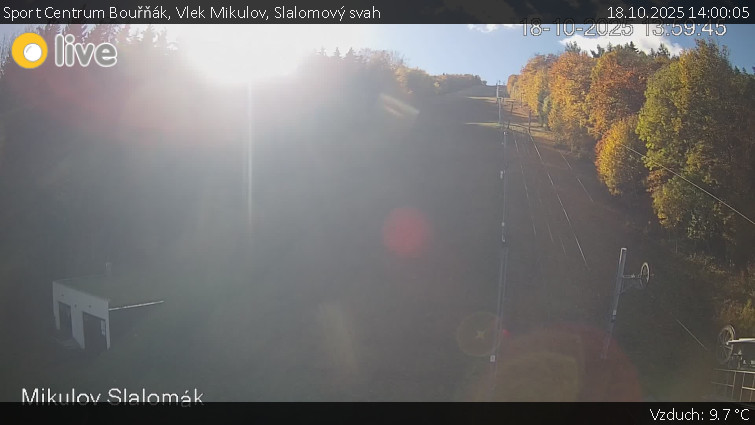 Sport Centrum Bouřňák - Vlek Mikulov, Slalomový svah - 18.10.2025 v 14:00 Sport Centrum Bouřňák - Vlek Mikulov, Slalomový svah - 18.10.2025 v 14:00