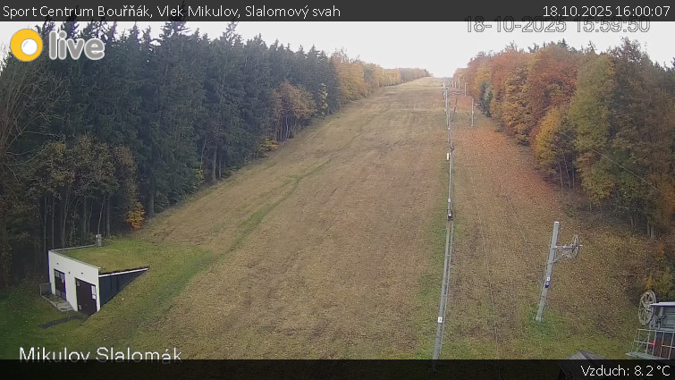 Sport Centrum Bouřňák - Vlek Mikulov, Slalomový svah - 18.10.2025 v 16:00 Sport Centrum Bouřňák - Vlek Mikulov, Slalomový svah - 18.10.2025 v 16:00