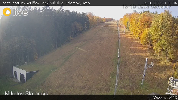 Sport Centrum Bouřňák - Vlek Mikulov, Slalomový svah - 19.10.2025 v 11:00 Sport Centrum Bouřňák - Vlek Mikulov, Slalomový svah - 19.10.2025 v 11:00