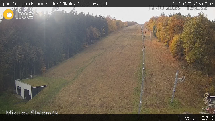 Sport Centrum Bouřňák - Vlek Mikulov, Slalomový svah - 19.10.2025 v 13:00 Sport Centrum Bouřňák - Vlek Mikulov, Slalomový svah - 19.10.2025 v 13:00