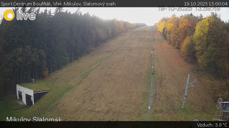 Sport Centrum Bouřňák - Vlek Mikulov, Slalomový svah - 19.10.2025 v 15:00 Sport Centrum Bouřňák - Vlek Mikulov, Slalomový svah - 19.10.2025 v 15:00