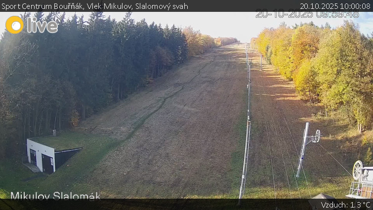 Sport Centrum Bouřňák - Vlek Mikulov, Slalomový svah - 20.10.2025 v 10:00 Sport Centrum Bouřňák - Vlek Mikulov, Slalomový svah - 20.10.2025 v 10:00