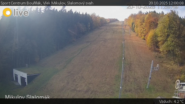 Sport Centrum Bouřňák - Vlek Mikulov, Slalomový svah - 20.10.2025 v 12:00 Sport Centrum Bouřňák - Vlek Mikulov, Slalomový svah - 20.10.2025 v 12:00