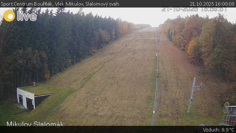 Sport Centrum Bouřňák - Vlek Mikulov, Slalomový svah - 21.10.2025 v 16:00 Sport Centrum Bouřňák - Vlek Mikulov, Slalomový svah - 21.10.2025 v 16:00