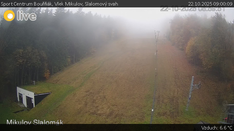 Sport Centrum Bouřňák - Vlek Mikulov, Slalomový svah - 22.10.2025 v 09:00 Sport Centrum Bouřňák - Vlek Mikulov, Slalomový svah - 22.10.2025 v 09:00
