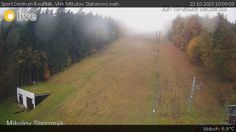 Sport Centrum Bouřňák - Vlek Mikulov, Slalomový svah - 22.10.2025 v 10:00 Sport Centrum Bouřňák - Vlek Mikulov, Slalomový svah - 22.10.2025 v 10:00