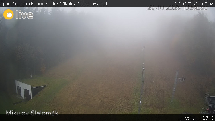 Sport Centrum Bouřňák - Vlek Mikulov, Slalomový svah - 22.10.2025 v 11:00 Sport Centrum Bouřňák - Vlek Mikulov, Slalomový svah - 22.10.2025 v 11:00