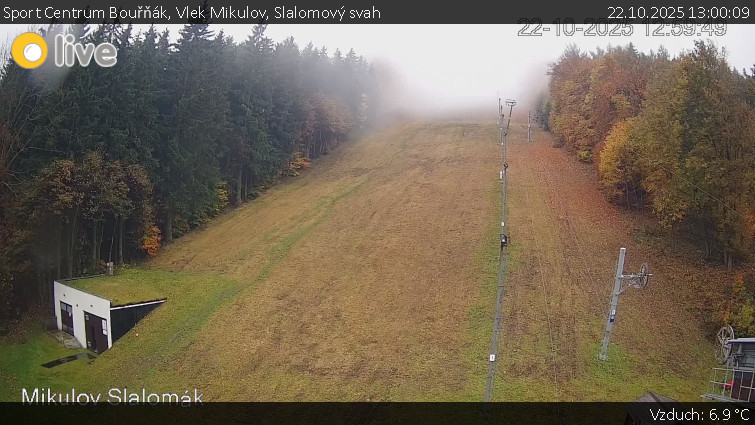 Sport Centrum Bouřňák - Vlek Mikulov, Slalomový svah - 22.10.2025 v 13:00 Sport Centrum Bouřňák - Vlek Mikulov, Slalomový svah - 22.10.2025 v 13:00