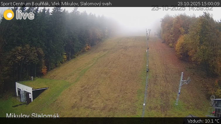 Sport Centrum Bouřňák - Vlek Mikulov, Slalomový svah - 23.10.2025 v 15:00 Sport Centrum Bouřňák - Vlek Mikulov, Slalomový svah - 23.10.2025 v 15:00