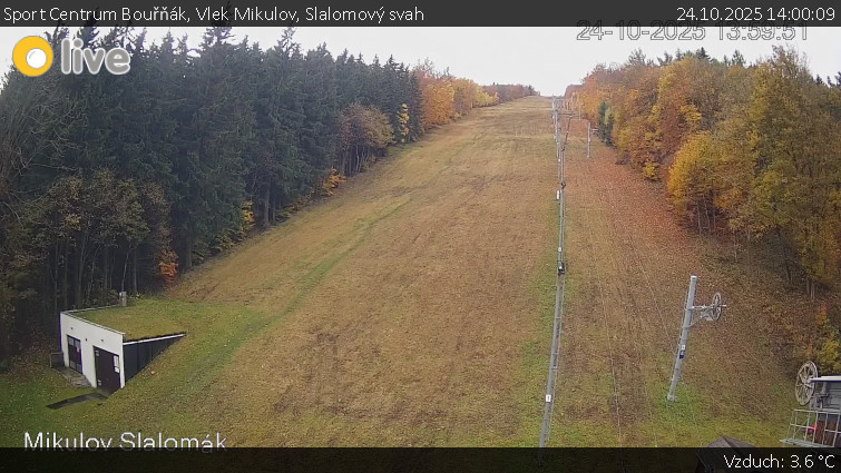 Sport Centrum Bouřňák - Vlek Mikulov, Slalomový svah - 24.10.2025 v 14:00 Sport Centrum Bouřňák - Vlek Mikulov, Slalomový svah - 24.10.2025 v 14:00