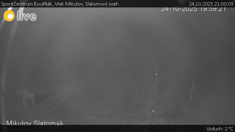 Sport Centrum Bouřňák - Vlek Mikulov, Slalomový svah - 24.10.2025 v 21:00 Sport Centrum Bouřňák - Vlek Mikulov, Slalomový svah - 24.10.2025 v 21:00