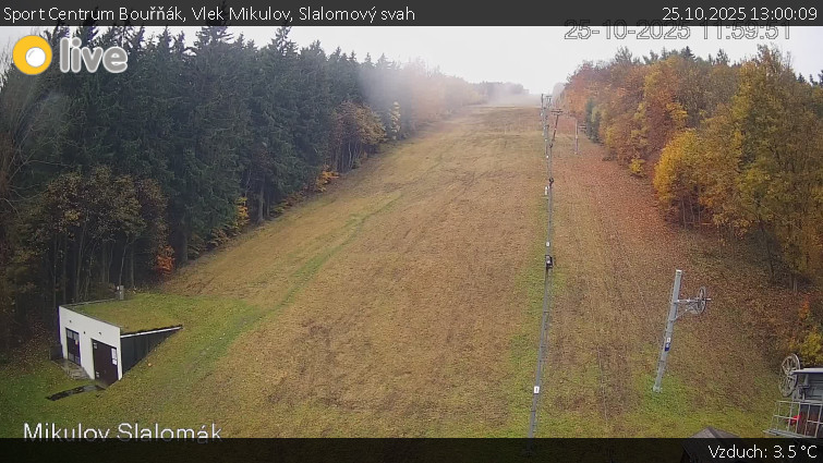 Sport Centrum Bouřňák - Vlek Mikulov, Slalomový svah - 25.10.2025 v 13:00 Sport Centrum Bouřňák - Vlek Mikulov, Slalomový svah - 25.10.2025 v 13:00