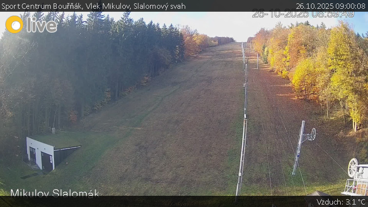 Sport Centrum Bouřňák - Vlek Mikulov, Slalomový svah - 26.10.2025 v 09:00 Sport Centrum Bouřňák - Vlek Mikulov, Slalomový svah - 26.10.2025 v 09:00