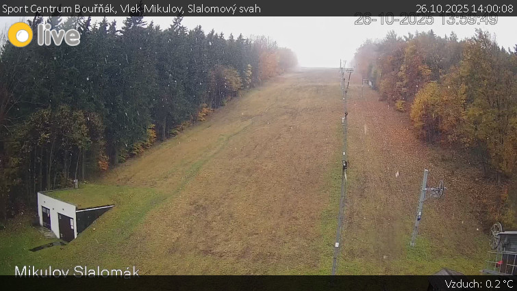 Sport Centrum Bouřňák - Vlek Mikulov, Slalomový svah - 26.10.2025 v 14:00 Sport Centrum Bouřňák - Vlek Mikulov, Slalomový svah - 26.10.2025 v 14:00