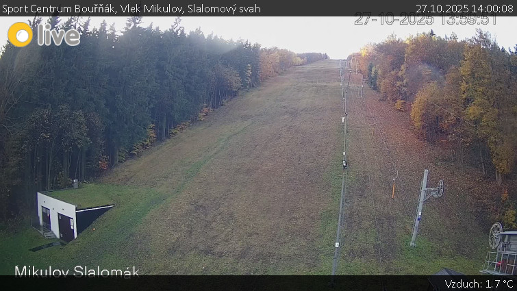 Sport Centrum Bouřňák - Vlek Mikulov, Slalomový svah - 27.10.2025 v 14:00 Sport Centrum Bouřňák - Vlek Mikulov, Slalomový svah - 27.10.2025 v 14:00