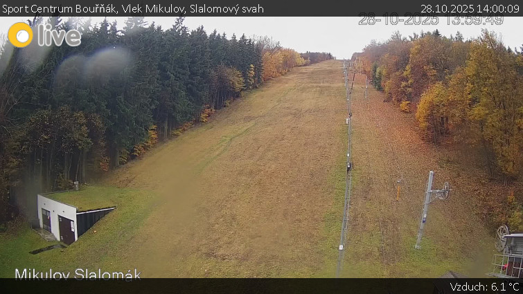 Sport Centrum Bouřňák - Vlek Mikulov, Slalomový svah - 28.10.2025 v 14:00 Sport Centrum Bouřňák - Vlek Mikulov, Slalomový svah - 28.10.2025 v 14:00