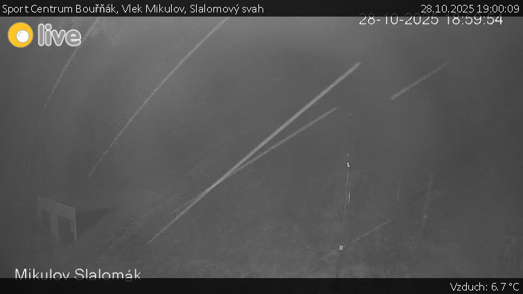 Sport Centrum Bouřňák - Vlek Mikulov, Slalomový svah - 28.10.2025 v 19:00 Sport Centrum Bouřňák - Vlek Mikulov, Slalomový svah - 28.10.2025 v 19:00