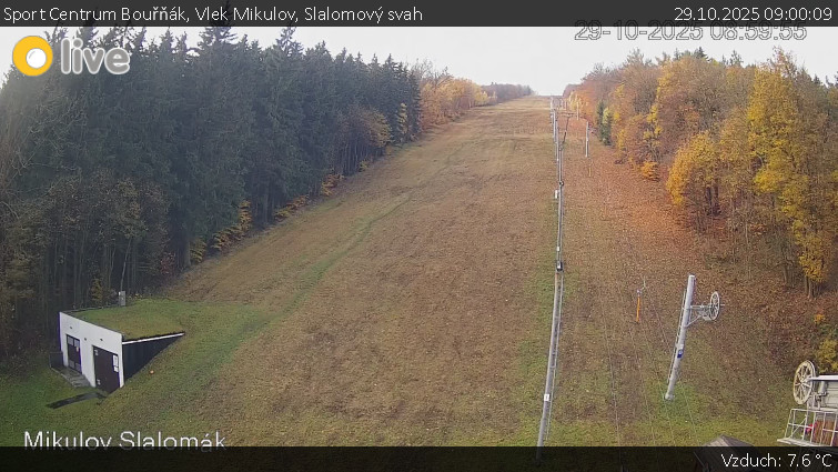 Sport Centrum Bouřňák - Vlek Mikulov, Slalomový svah - 29.10.2025 v 09:00 Sport Centrum Bouřňák - Vlek Mikulov, Slalomový svah - 29.10.2025 v 09:00