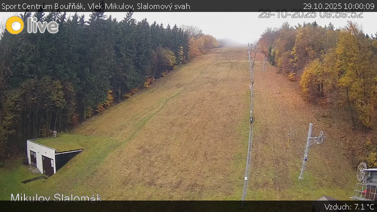 Sport Centrum Bouřňák - Vlek Mikulov, Slalomový svah - 29.10.2025 v 10:00 Sport Centrum Bouřňák - Vlek Mikulov, Slalomový svah - 29.10.2025 v 10:00