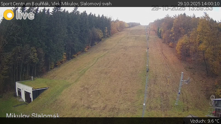 Sport Centrum Bouřňák - Vlek Mikulov, Slalomový svah - 29.10.2025 v 14:00 Sport Centrum Bouřňák - Vlek Mikulov, Slalomový svah - 29.10.2025 v 14:00