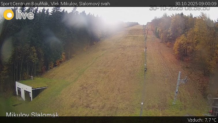 Sport Centrum Bouřňák - Vlek Mikulov, Slalomový svah - 30.10.2025 v 09:00 Sport Centrum Bouřňák - Vlek Mikulov, Slalomový svah - 30.10.2025 v 09:00