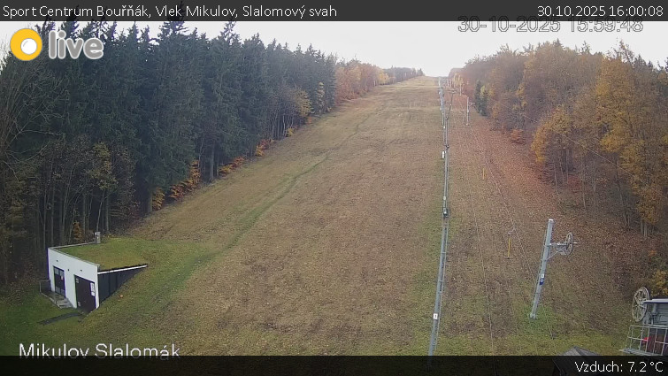 Sport Centrum Bouřňák - Vlek Mikulov, Slalomový svah - 30.10.2025 v 16:00 Sport Centrum Bouřňák - Vlek Mikulov, Slalomový svah - 30.10.2025 v 16:00