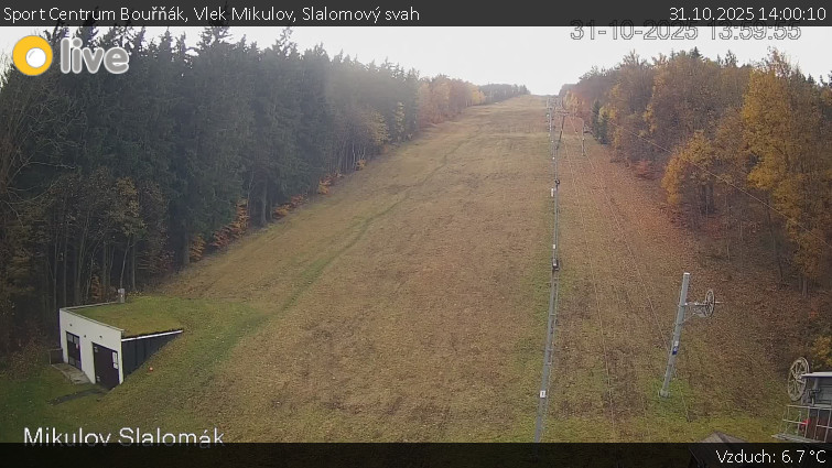 Sport Centrum Bouřňák - Vlek Mikulov, Slalomový svah - 31.10.2025 v 14:00 Sport Centrum Bouřňák - Vlek Mikulov, Slalomový svah - 31.10.2025 v 14:00