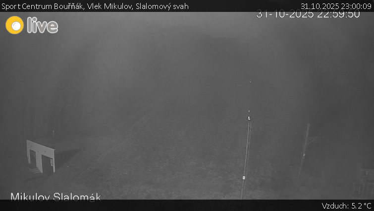 Sport Centrum Bouřňák - Vlek Mikulov, Slalomový svah - 31.10.2025 v 23:00 Sport Centrum Bouřňák - Vlek Mikulov, Slalomový svah - 31.10.2025 v 23:00