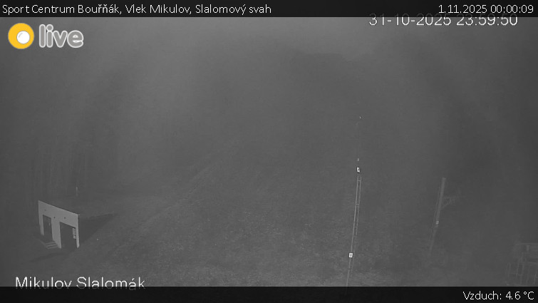 Sport Centrum Bouřňák - Vlek Mikulov, Slalomový svah - 1.11.2025 v 00:00 Sport Centrum Bouřňák - Vlek Mikulov, Slalomový svah - 1.11.2025 v 00:00