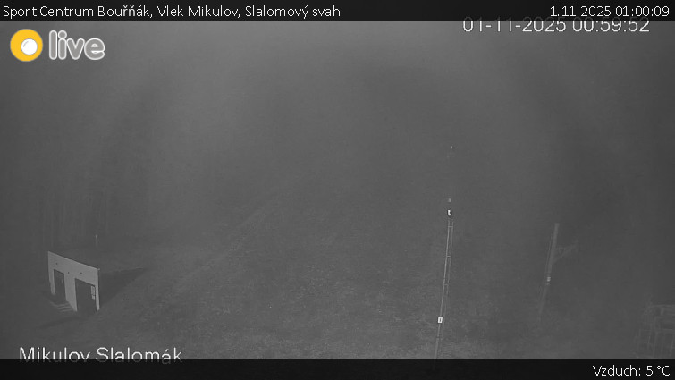 Sport Centrum Bouřňák - Vlek Mikulov, Slalomový svah - 1.11.2025 v 01:00 Sport Centrum Bouřňák - Vlek Mikulov, Slalomový svah - 1.11.2025 v 01:00