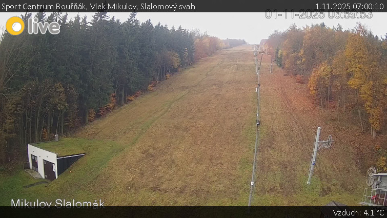 Sport Centrum Bouřňák - Vlek Mikulov, Slalomový svah - 1.11.2025 v 07:00 Sport Centrum Bouřňák - Vlek Mikulov, Slalomový svah - 1.11.2025 v 07:00