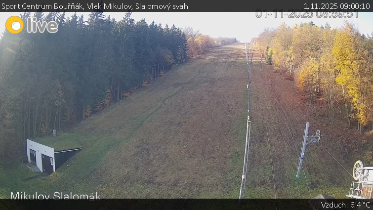 Sport Centrum Bouřňák - Vlek Mikulov, Slalomový svah - 1.11.2025 v 09:00 Sport Centrum Bouřňák - Vlek Mikulov, Slalomový svah - 1.11.2025 v 09:00