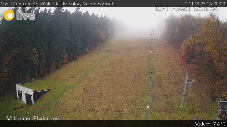 Sport Centrum Bouřňák - Vlek Mikulov, Slalomový svah - 2.11.2025 v 13:00 Sport Centrum Bouřňák - Vlek Mikulov, Slalomový svah - 2.11.2025 v 13:00